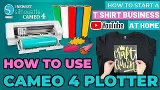 How to use Cameo 4 Plotter, How to print Black T-Shirt, How to Start T-Shirt Printing Business