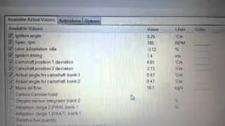 Porsche 996 Supercharged Durametric Camshaft Deviation Readings