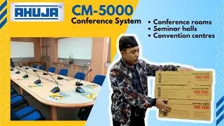 Ahuja conference system CM-5000 series | unboxing and review