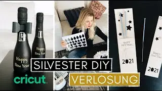 Erste Projekte mit dem @Cricut Maker + VERLOSUNG - DIY Neujahrskarten und Silvestergrüße