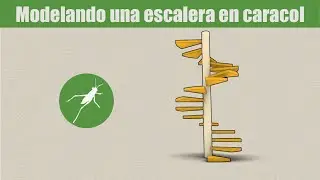 Modelando una escalera en caracol