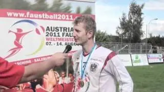 Herren Faustball EM 2010 Ermatingen - Interview mit Europameister Sigi Simon