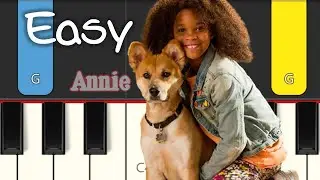 Tomorrow - Annie - EASY Piano Tutorial