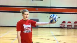 Sheridan Burgess Volleyball Serving Tutorial