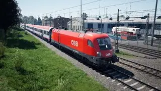 Train Sim World 5 &Ouml;BB 1116 Siemens ES64U2 Euro Sprinter Taurus Bahnstrecke Salzburg Rosenheim PS5