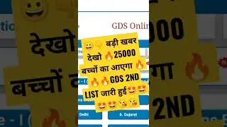 India Post GDS 2nd Merit List 2023, State Wise PDF Download