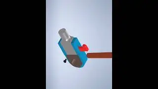 3D animation of Steam engine Connecting Rod End on Autodesk Inventor 