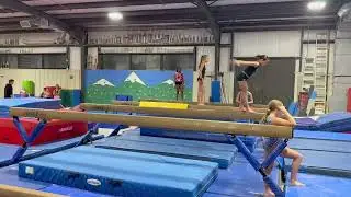 Series on beam! #beam #gymnast #fun 