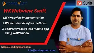 WKWebview swift tutorial: Create WKWebView In App (Swift 5 + WebKit) -Xcode 14, iOS Development 2024