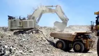 Liebherr 9350 at Tharisa minerals South Africa