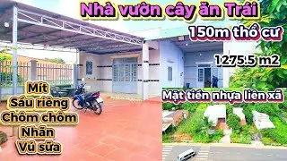 🏡 Cơ Hội Vàng Đầu Tư! Nhà Vườn Thổ Cư 150m – Mặt Tiền Nhựa – Dân Đông, Gần Quốc Lộ