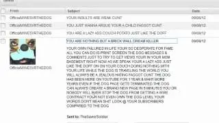 When you troll The Dog(WARNING, STRONG VIOLENT LANGUAGE)
