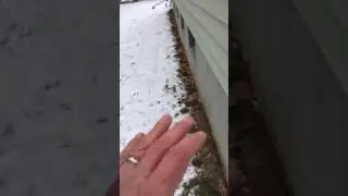 Elmira Home Inspector discusses improper slope towards foundation