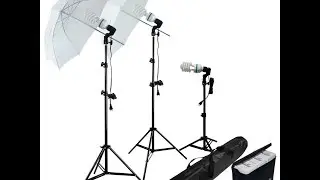 Установка и хранение *LimoStudio для фото/видео, 600 Вт, комплект освещения стоимостью 40 долларов США.