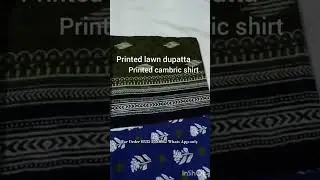 Edenrobe Allure Cambric Collection - 3pc Printed Cambric Suit -Lawn Dupatta #fyp #3pcsuit #edenrobe