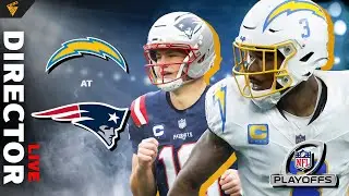 Chargers at Patriots: Watch Party Wild Card (2026) | Director LIVE