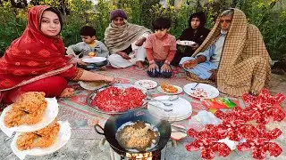 Cooked Yummy Party For Parents In-law's In Village green Fields Mintoo foods