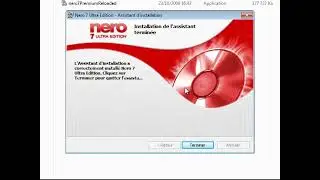 Installation nero avec cl&eacute; d'activation