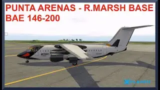 Punta Arenas (SCCI) to R. Marsh Base (SCRM) | BAE 146-200 | X-Plane 11 | Antarctica!