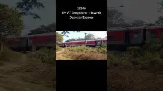 12246 SMVT Bengaluru - Howrah Duronto Express Train #indianrailways #automobile #train #travel