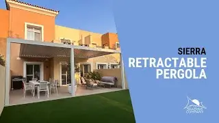 Bioclimatic Pergola installed by The Shading Company at a villa in The Lakes community, Dubai.