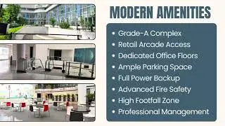 DLF Galleria Mayur Vihar | Premium Workspaces for Rent | HSN Realty #officespace #realestate #office