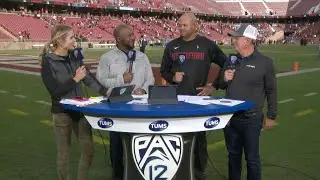 'We just keep fighting till the end': David Shaw after Stanford's win over ASU | Postgame Interview