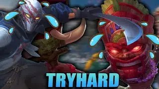 Игра Трихарда Сусанно против стримера Криста Дика?! — дуэль по рейтингу Masters — SMITE