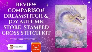 Review Comparison of Purple Dragon Stamped Cross Stitch Kit Dreamstitch & Joy Autumn Store 5/6/25