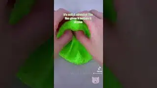 $1 Storebought Slime Review 🍏 Green Apple Fizzle Gem from Walmart