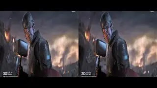 Captain lifts Mjolnir &bull; Endgame 3D 4K &bull; 5.1 Audio