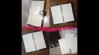 finally got my A6 binder (shopee haul) | PHILIPPINES