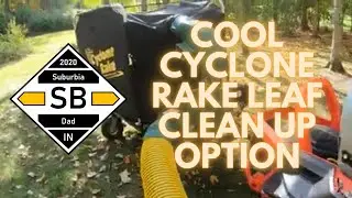 Solo Leaf Clean Up with Cyclone Rake #Satisfying #LotsOfLeaves #LawnCare #DIY