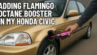 Adding Flamingo Octane Booster to Honda Civic EK 1998