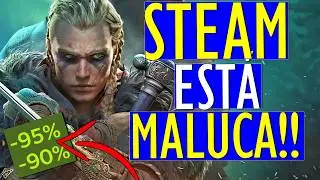 CORRE!! OS MELHORES JOGOS BARATOS a partir de R$ 3,29 na PROMOÇÃO da STEAM WINTER SALE 2025