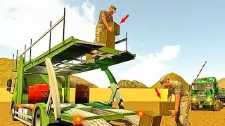 OffRoad US Army Transport Truck Simulator । Android Gameplay