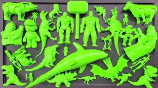 Dinosaurus Jurassic World Dominion: T-rex/Brachiosaurus/ Skibidi/ Spider-Man/KingKong/ KingGidorah