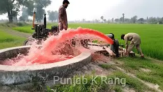Pure Desi Tubewell Water | First Time Water Flow in Fields 💧 | Village Life Pakistan