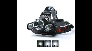 Універсальний налобний LED ліхтар для риболовлі Bailong BL-3000-T6 акумуляторний