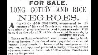 BIGGEST AFRICAN SLAVE AUCTION EVER IN AMERICA