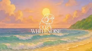 🌅 3 HOURS Sunset Ocean Waves — Deep Sleep or Focus White Noise