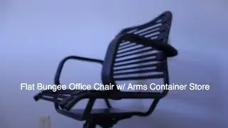 Unboxing Flat Bungee Office Chair w/ Arms Container Store