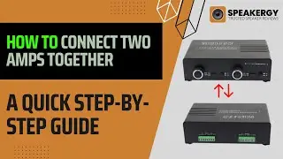 How To Connect Two Amps Together?