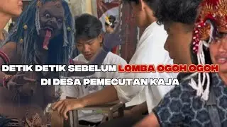 Persiapan Lomba Ogoh-Ogoh Rembo Nakal di Desa Pemecutan Kaja Denpasar 2025,ogoh” leak #ogohogohbali