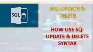 Mastering Oracle SQL: Update & Delete Syntax Explained Step-by-Step/Learn For Grow/Concept#12