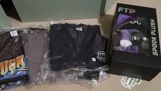 FTP 8 TEES + SPOOK PLUSH UNBOXING/REVIEW