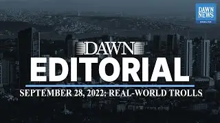 Real-world trolls | Editorial | Dawn News English