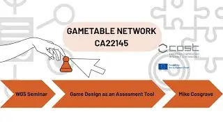 WG5 - Game Design as assessment tool - Mike Cosgrave