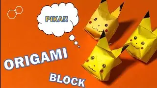 Easy Origami Balloon Pikachu in 8 mins l How to make a Paper Balloon