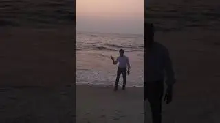Alppuzza beach Kerala. Motivational lines#nature # sea beaches🌊#shortsvideo